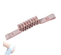 Fitness Resistance Band for Stretching and Yoga, Number Stretch Resistance Band with Clear Markings, Adjustable Bands for Full Body Stretching (Pink,#B)