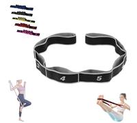 Fitness Resistance Band for Stretching and Yoga, Resistance Bands with Handles for Arms, Leg Stretcher Strap Workout Equipment, for Yoga, Stretching, Pilates, Fitness (Gray)