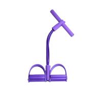 Fitness Resistance Bands - 4 Tube Pedal Puller | Multi-Function Exercise Bands for Home Gym, Yoga, Flexibility & Strength Training, Arm and Leg Workouts, Perfect for Beginners, Women, Travel, Dorm Use