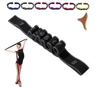 Fitness Resistance Bands, Fitness Resistance Band for Stretching and Yoga, 8-Section Elastic Training Bands with Handles. (Gray)