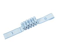 Fitness Resistance Bands-Numbered Fitness Resistance Band for Stretching and Yoga Adjustable Bands for Full Body Stretching Shaping (Blue,A)