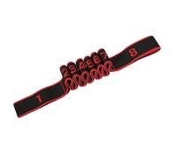 Fitness Resistance Bands-Numbered Fitness Resistance Band for Stretching and Yoga Adjustable Bands for Full Body Stretching Shaping (Black,A)