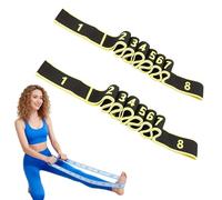 Fitness Resistance Bands with Handles, Fitness Resistance Band for Stretching and Yoga, Fashion Puller Exercise, Adjustable Bands (Yellow)