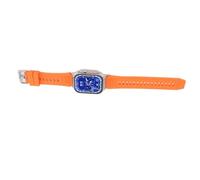 Fitness Resistente Al Agua Reloj Smart BT Calling Siempre en Exhibición, Ideal para Actividades Al Aire Libre, Capacidad de Batería de 380 MAh Silicona + Material de Aleación (Orange)