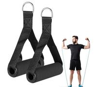 Fitness Strap Hand Grasp Gym Equipment Set, Resistance Workout Strength Training Tool Suitable Ideal For Usages Scenarios Elastic Band Handles Grips Working out Fit Pro