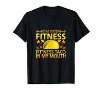 Fit'ness Taco En Mi Boca Divertido Foodie Broma Camiseta
