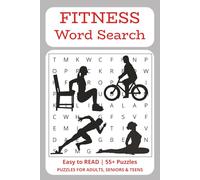 Fitness Word Search: Healthy Living Themed Word Search Puzzles for Active Lifestyles