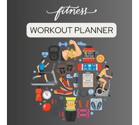 Fitness Workout Planner: black and Grey simplest Workout companion for everyone to track their fitness