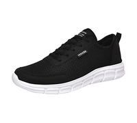 Fitnessschuhe Herren Turnschuhe Freizeit Fashion StraßEnlaufschuhe Leichtgewicht SchnüRsenkel Tennisschuhe Leichte Atmungsaktives Netz Leichtgewichts Walkingschuhe Sicherer FußHalt, blanda., 42 EU