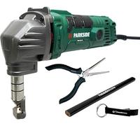 FITNMORE Oferta para picadora Parkside PMK 550 - 550 W - Incluye llavero HEADNMORE y lápiz de carpintero (+ alicates de punta)