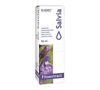 Fitoextract de Salvia - 50 ml - Ayuda a Aliviar los Síntomas de la Menopausia - Contribuye a Reducir los Problemas Digestivos - Elaborado con Hojas de Salvia - Eladiet