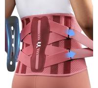 Fitomo Faja Lumbar para Hombre y Mujer con Varillas de Carbono - Soporte Lumbar Ergonómico para Alivio de Dolor de Espalda, Ciática, Hernia Discal - Ideal para Postura, Trabajo y Levantar Peso