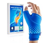 Fitomo Muñequera con Gel Frío y Calor para Pulgar y Muñeca - Pack de Gel Reutilizable para Túnel Carpiano, Artritis y Tendinitis - Diseño Ergonómico y Larga Duración, S/M