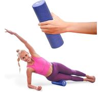 FitOn Rodillo de recuperación - Rodillos de espuma de tamaño de viaje de 12 x 4 pulgadas para masaje muscular - Rodillo de espuma de alta densidad - Rodillo de ejercicio de espuma accesorios de