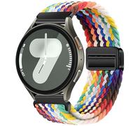 Fitoncloud Correa Reloj 22mm Compatible con Amazfit GTR 4/3/3 Pro/GTR 2e/Bip 5/6/Amazfit Stratos 2/3Amazfit Pace/Zepp Z/Xiaomi Mi Watch, Pulsera Deportiva de Nailon Elástico para Mujer Hombre