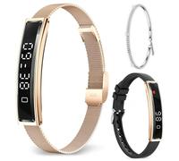 Fitoncloud Reloj Inteligente Mujer,Pulsera Actividad Smartband con Monitor 24/7 de Actividad, Ritmo Cardíaco y Sueño,Alerta de Llamada,12 Deportes,No Requiere Suscripción,Smartwatch para iOS Android