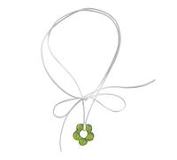 Fitooles Collar con colgante de flor de cristal de moda, gargantilla con cordones para el cuello, cadena de clavícula, fiesta, 24MM, Liuli