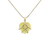 Fitooles Collar con colgante de piedra de corazón de resina envuelto en alambre, collar de cadena de oro, joyería de oro azul para mujer, Size: Diameter 20x20mm/0.78x0.78inch, Resina