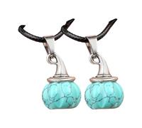 Fitooles Collar con dije de ágata hecho a mano con sombrero de bruja y calabaza, para Halloween, cordón negro, joyería para mujeres y hombres, dije de sombrero de bruja de piedra natural, talla única