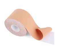FITOP Rollo de Cinta de Kinesiología de Algodón 5 m x 5 cm (Beige)