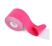 FITOP Rollo de Cinta de Kinesiología de Algodón 5 m x 5 cm (Rosa)