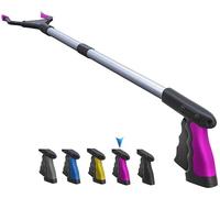 FitPlus PowerGrip T9, herramienta de agarre, mandíbula ancha, plegable, cable de acero, con 96 puntos de agarre para un agarre firme, 32 pulgadas con imán..