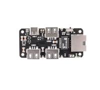 Fits Raspberry Pi USB Hub Ethernet Hat, 3-Port USB 2.0 Expansion Board with RJ45 10/100Mbps LAN Adapter, Type-C Power/PC Connection, USB Upstream Slide Switch, Status Leds, for Raspberry Pi Series