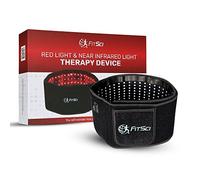 FitSci - Cinturón de terapia de luz infrarroja 880nm con LED para aliviar el dolor de espalda, hombros, rodilla, portátil, portátil, portátil, portátil, para uso doméstico, beneficios para