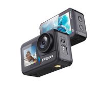 FitSpark DOLPHIN 1.0 - Cámara de acción WiFi con pantalla táctil dual 20 MP, 20 m, resistente al agua, 20 mp, pregrabación, EIS + giroscopio de 6 ejes, sensor de chipset n.º 1, gran angular, soporte
