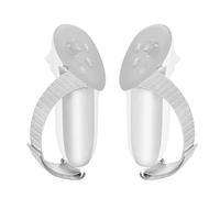 FiTspi 1 par de fundas para empuñaduras de controlador para Meta Quest 3/3S, correa de repuesto para Oculus Quest 3 VR, correas antideslizantes con correas ajustables para nudillos