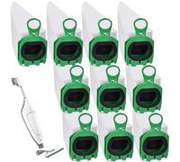FiTspi 10 bolsas para aspiradora compatibles con Vorwerk Kobold VB100 FP100 VB 100 FP 100, bolsa de repuesto para aspiradora inalámbrica