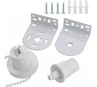 FiTspi Accesorios para estores enrollables de 32 mm, kit de reparación de repuesto para estores enrollables, soportes para persianas enrollables con cadena de cuentas, accesorios para persianas