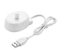 FiTspi Cargador de cepillo de dientes eléctrico para Braun Oral-B Series D12 D20 D16, adaptador de cepillo de dientes, base de carga, cargador de puerto USB universal