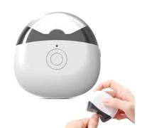 FiTspi Cortaúñas eléctrico, recargable por USB, automático con luz LED y caja de almacenamiento de chips, lima de uñas portátil de 2 velocidades, herramienta de manicura para todas las personas con