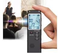 FiTspi Ghost Hunting EVP - Grabadora EVP, 8 GB, equipo paranormal Spirit digital, grabadora de voz digital, mini espía profesional dictáfono grabación de audio con WAV, reproductor de MP3