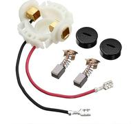 FiTspi Kit de soporte de cepillo de carbono (portaescobillas + cepillo + cubierta) para Makita BGA450 BGA452 DGA452 643954-4 CB430