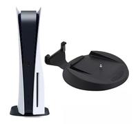 FiTspi Soporte vertical 2 en 1 para consola de juegos, soporte base con tornillo de fijación para consola PS5 Playstation 5 versión de disco