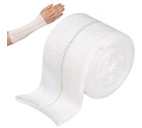 FiTspi Vendaje elástico de soporte tubular, 2 vías, lavable, para vendajes secos y húmedos, vendajes elásticos reutilizables para muñeca, brazo, pierna, rodilla, soporte muscular (5 cm x 5 m)