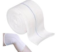 FiTspi Vendas elásticas de soporte tubular, lavables en 2 direcciones para envolver en seco y húmedo, vendajes elásticos reutilizables para muñeca, brazo, pierna, rodilla, soporte muscular (7,5 cm x 5