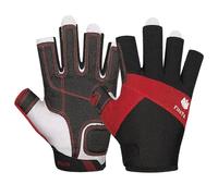 FitsT4 Sports Guantes de Kayak con Dedos 3/4, Palma Acolchada y Dorso de Malla para Mayor Comodidad navegar, remar, Practicar piragüismo, Kayak y Surf de Remo