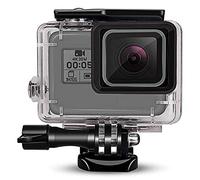 FitStill 60M/196FT Funda Impermeable para Go Pro Hero 2018/7 (Solo en Negro)/6/5 Black，Carcasa Protectora Subacuática con Soporte para Accesorios de Cámara de Acción Go Pro Hero7 Hero6 Hero5 Black