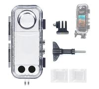 FitStill Carcasa de protección contra el agua sumergible solo para Insta 360 X4 HD lente de cristal óptico x4 carcasa de buceo 40 m fotografía subacuática protección completa
