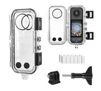 FitStill Carcasa impermeable para Insta 360 X5, resistencia al agua 40 m HD Optical Glass Lens X5, carcasa de buceo, fotografía subacuática, protección completa, compresión, accesorios X5