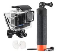 FitStill Carcasa sumergible impermeable de 45 M/148 pies con filtro de buceo para Go Pro Hero 4K (2024), mango flotante monopod para cámara de acción Hero 4K 2024 juego de accesorios