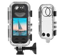FitStill Funda impermeable de 40 m para Insta 360 X3, carcasa protectora de buceo subacuático, carcasa de policarbonato para fotografía, soporte con menos vidrio para cámara de acción Insta 360 x3
