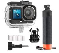 FitStill Funda impermeable de 60M/196FT para DJI OSMO Action 6, Funda impermeable + asa de flotabilidad para disparos submarinos DJI Action 6 Accesorios de protección