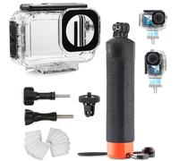 FitStill Funda impermeable subacuática de 60 m con interfaz magnética de liberación rápida compatible con DJI Osmo Action 5 Pro Action 4 Action 3, kit de accesorios para cámara de acción flotante