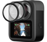 FitStill - Juego de 2 protectores de lente para cámara Go Pro MAX de acción, protectores de lente adhesivos para cámara, protector de lente transparente impermeable Go Pro MAX
