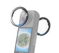 FiTSTILL La cubierta de lente estándar es solo para Insta 360X5, accesorio X5 fácil de instalar, dureza 9H, función antiarañazos