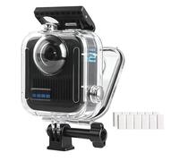 FitStill La funda protectora impermeable de 40 m / 131 pies solo es adecuada para Go Pro Max 2, lente de vidrio óptico a prueba de polvo e impermeable, carcasa sumergible submarina, Max 2 accesorios